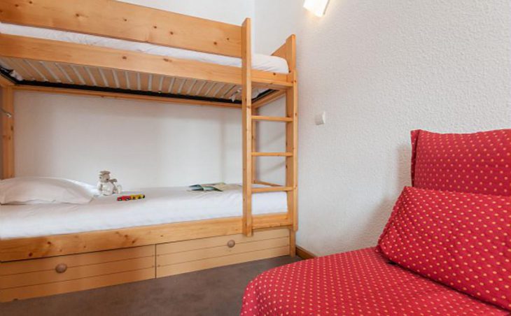 Les Chalets de Arolles, La Plagne, Bunk Bedroom